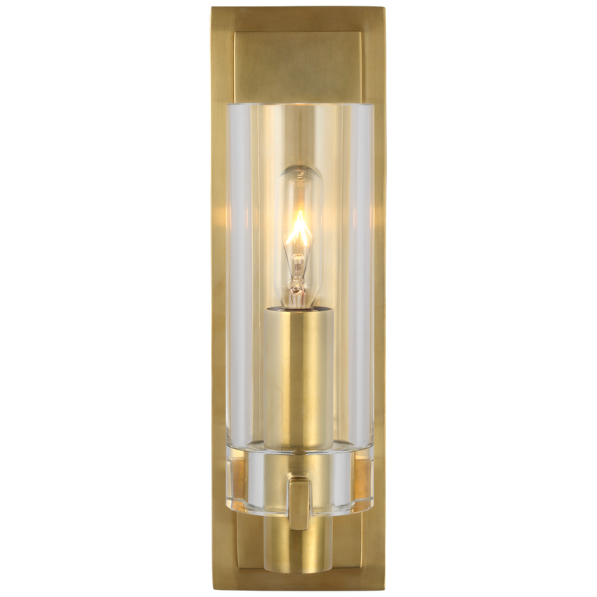 Sonnet Petite Single Sconce - Brass