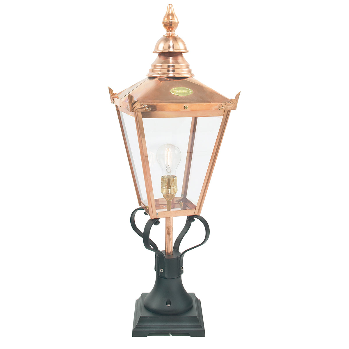 Chelsea 1 Light Pedestal Lantern - Cusack Lighting