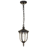 Cleveland 1 Light Small Chain Lantern - Weathered Bronze IP44 E27