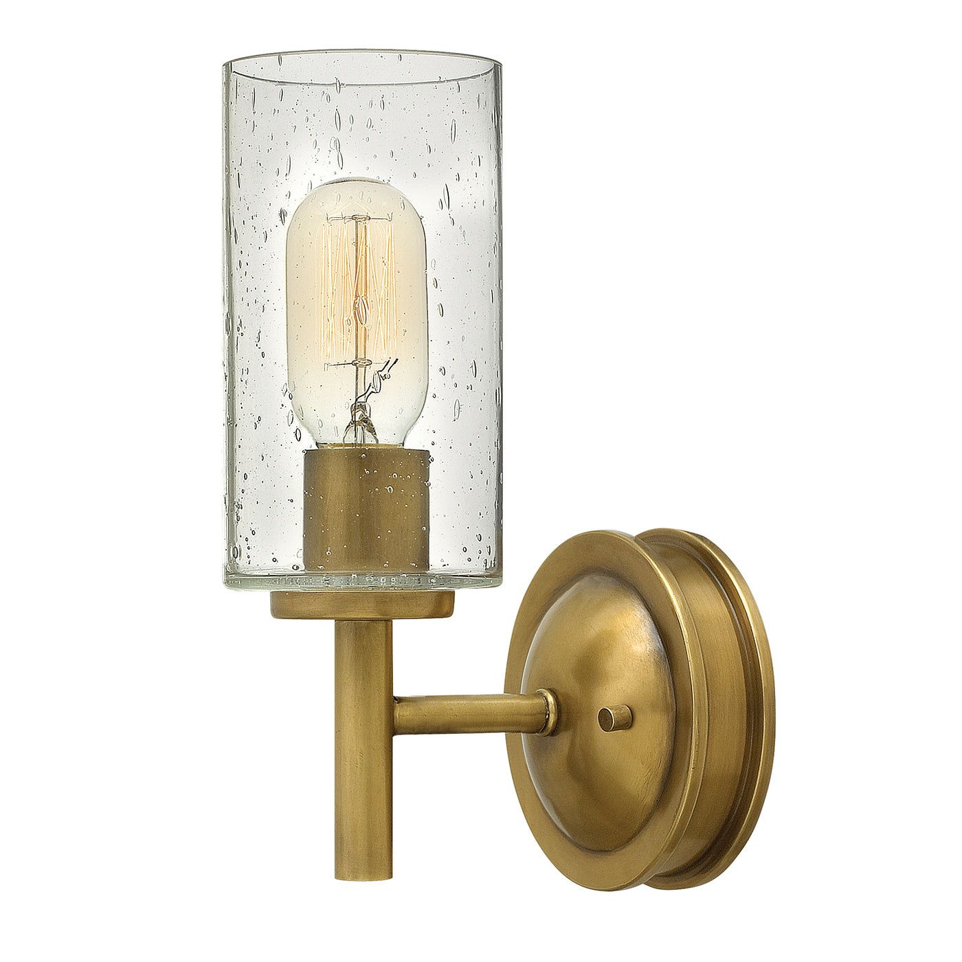 Collier 1L Wall Light - Heritage Brass Finish