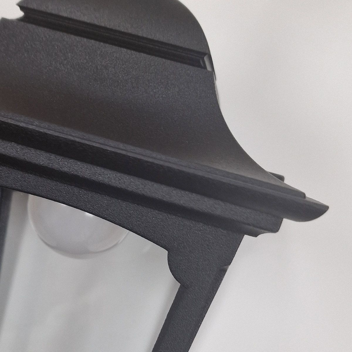 Chapel 1 Light Medium/Large Chain Lantern - Black IP44 E27