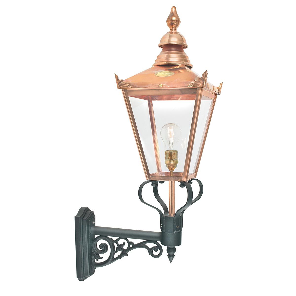 Chelsea 1 Light Up/Down Outdoor Lantern - Copper E27 IP44