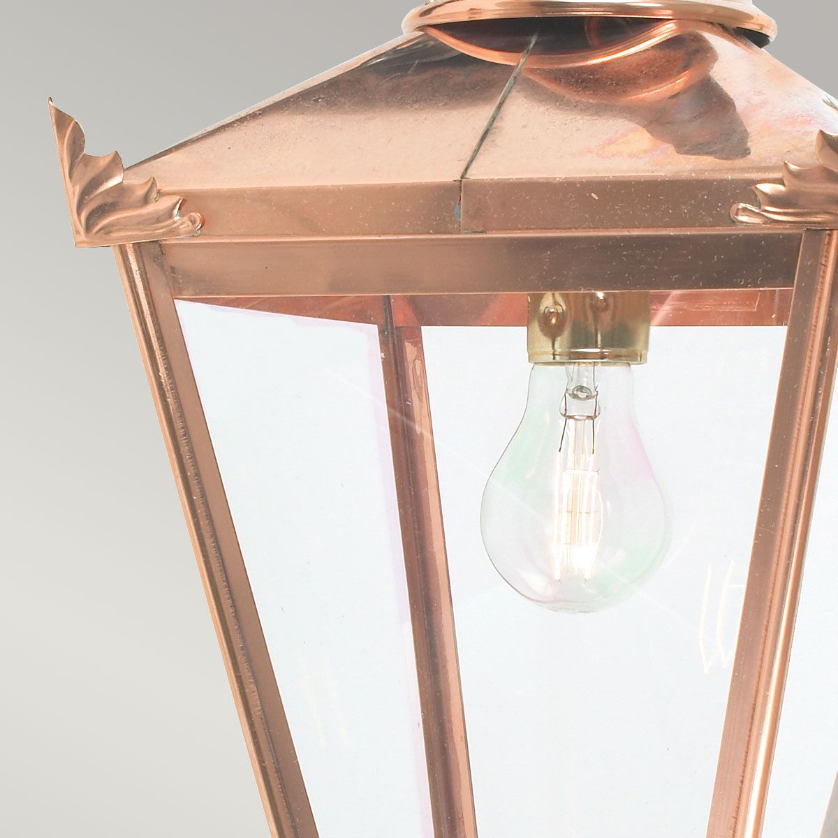 Chelsea 1 Light Up/Down Outdoor Lantern - Copper E27 IP44