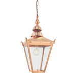 Chelsea 1 Light Chain Lantern - Copper IP44 E27