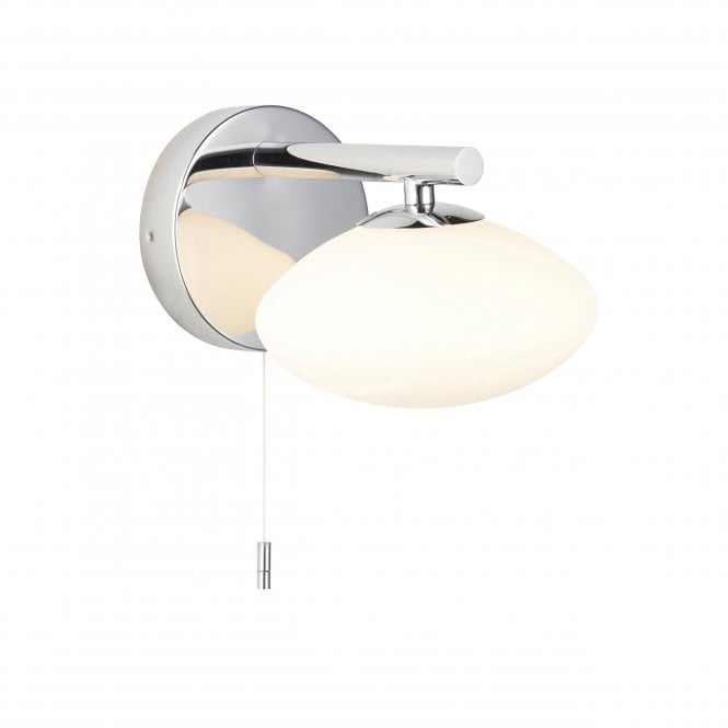Persia Bathroom Wall Lamp IP44 - Polished Chrome/Satin Brass