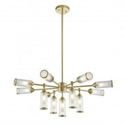Larson 13/12 Light Pendant in Satin Brass