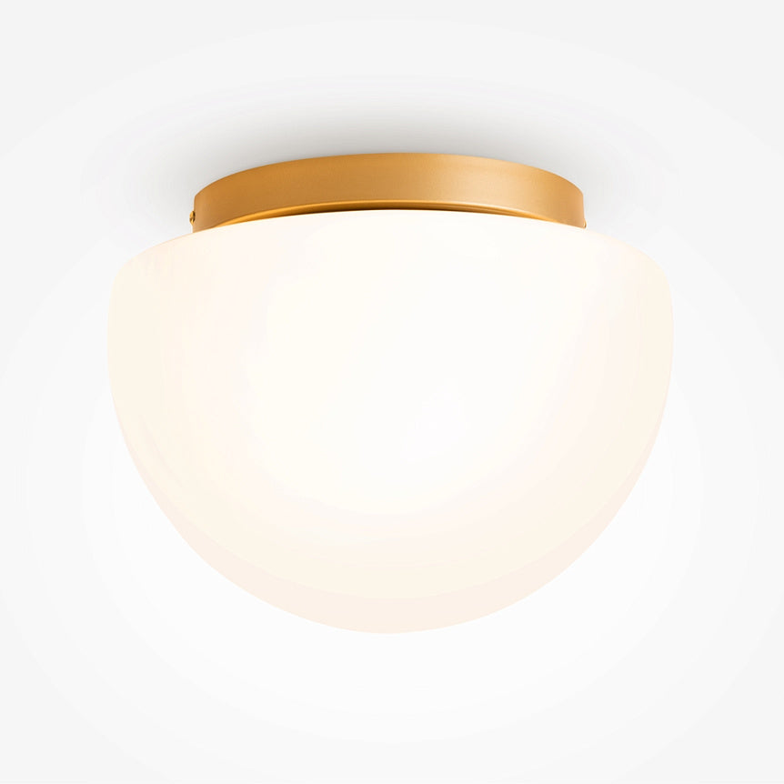 Glassy Ceiling Lamp- Gold/ Black Finishes