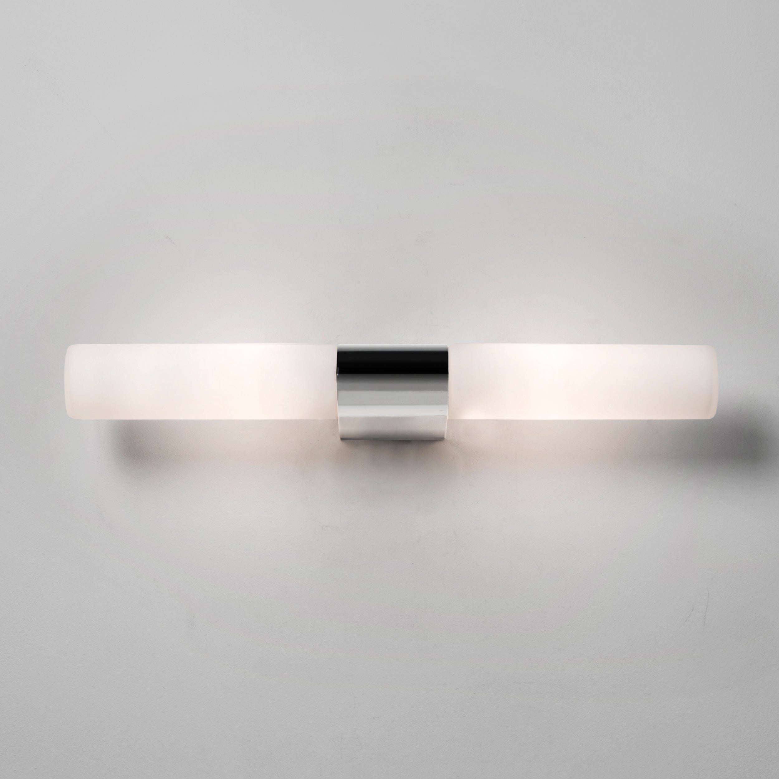 Padova Bathroom Wall Light- Polished Chrome/ Matt Black