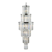 Angel 28Lt Chandelier Ceiling Light - Polished Chrome & Crystal IP20