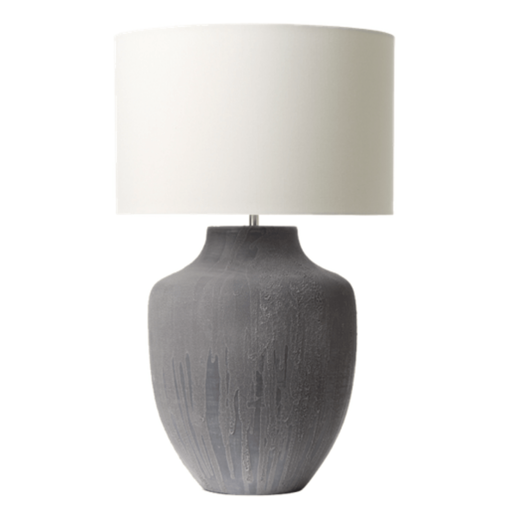 Dar Udine Table Lamp Grey Base Only - Cusack Lighting