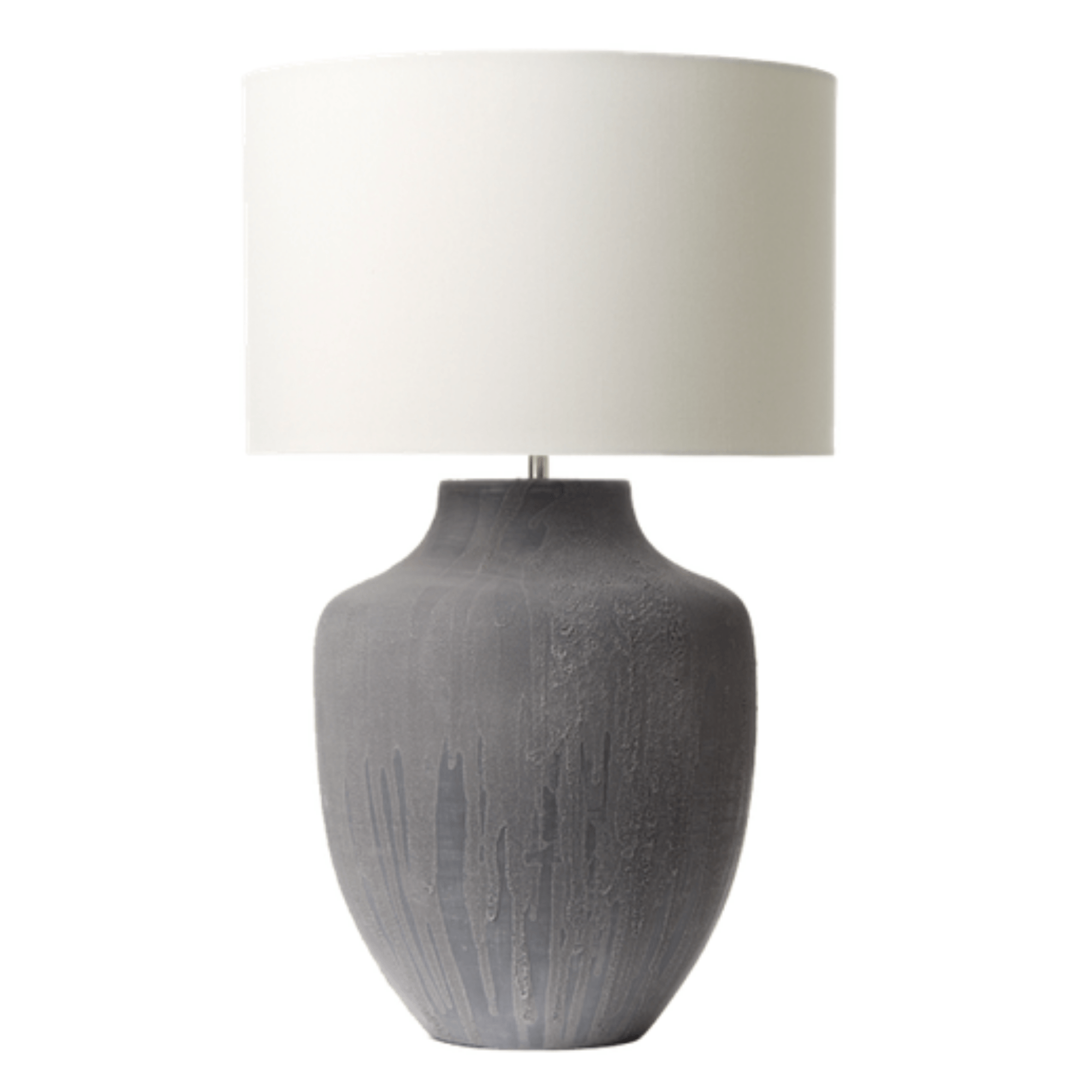 Dar Udine Table Lamp Grey Base Only - Cusack Lighting