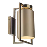 Chiswick Single wall light with shade in Antique brass