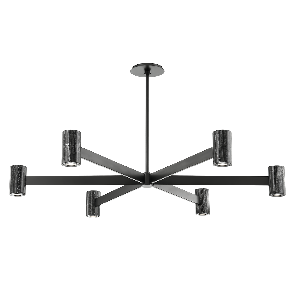 Predock LED Chandelier - Black Marble