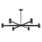 Predock LED Chandelier - Black Marble