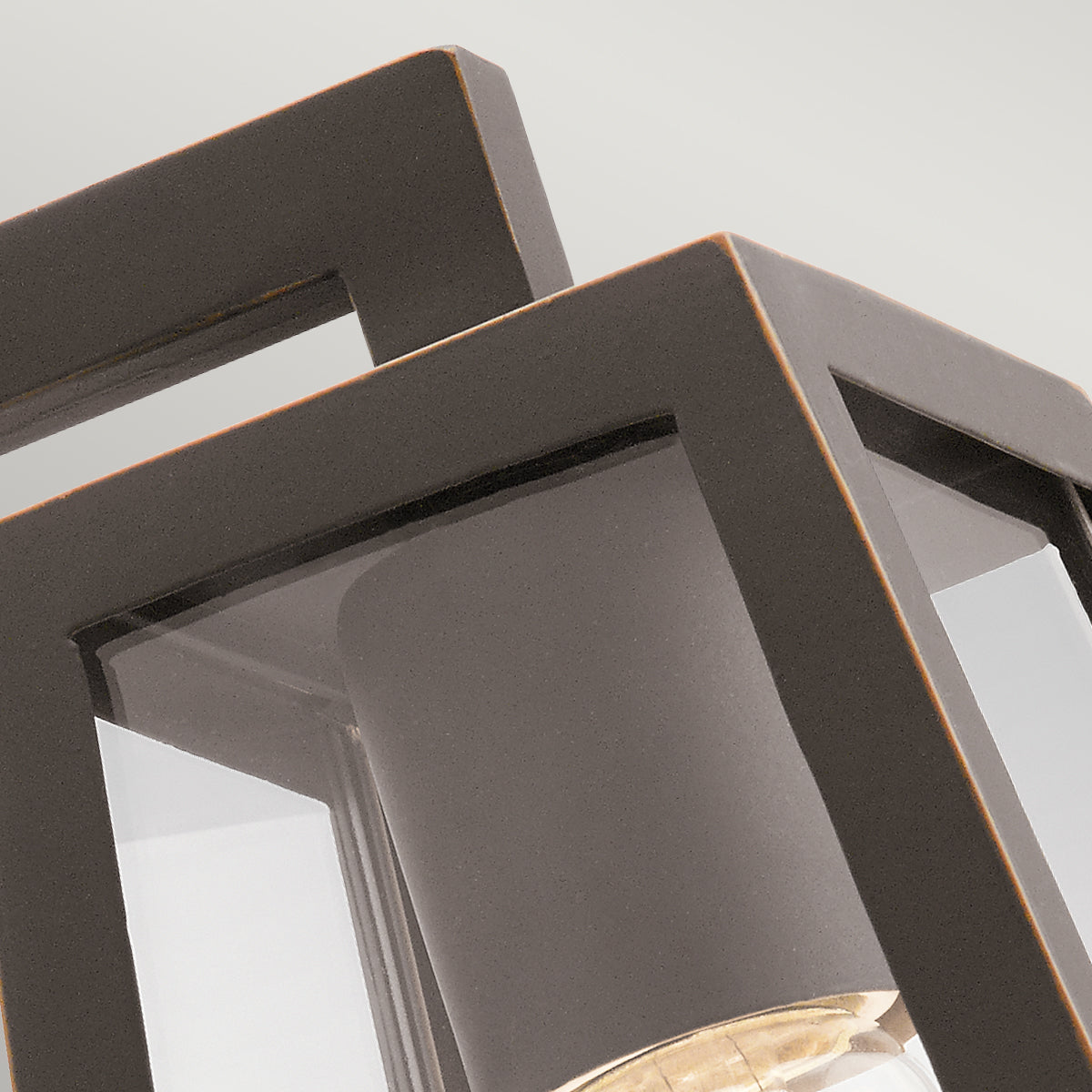 Delison Small Wall Lantern - Rubbed Bronze Finish