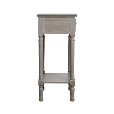Delta Taupe/White Finish  End Table