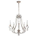 DeWitt  5/9L Centre Ceiling Light - Sunrise Silver Finish - Cusack Lighting