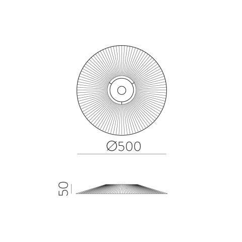 Pamela Wall lamp / Ceiling lamp- Various Finishes