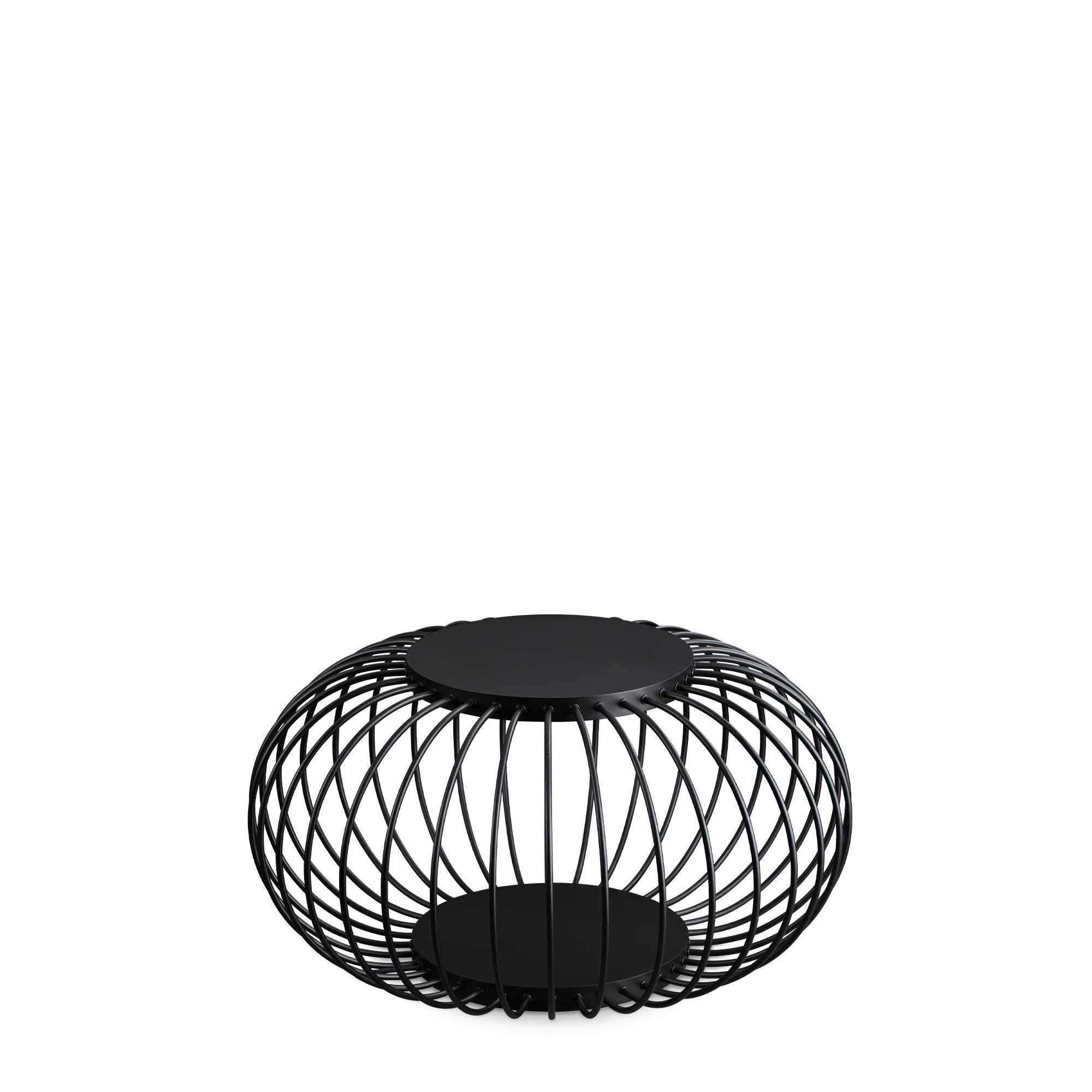 Djambe LED Floor Lamp Small/Medium - Coffee/Black Finish - Cusack Lighting
