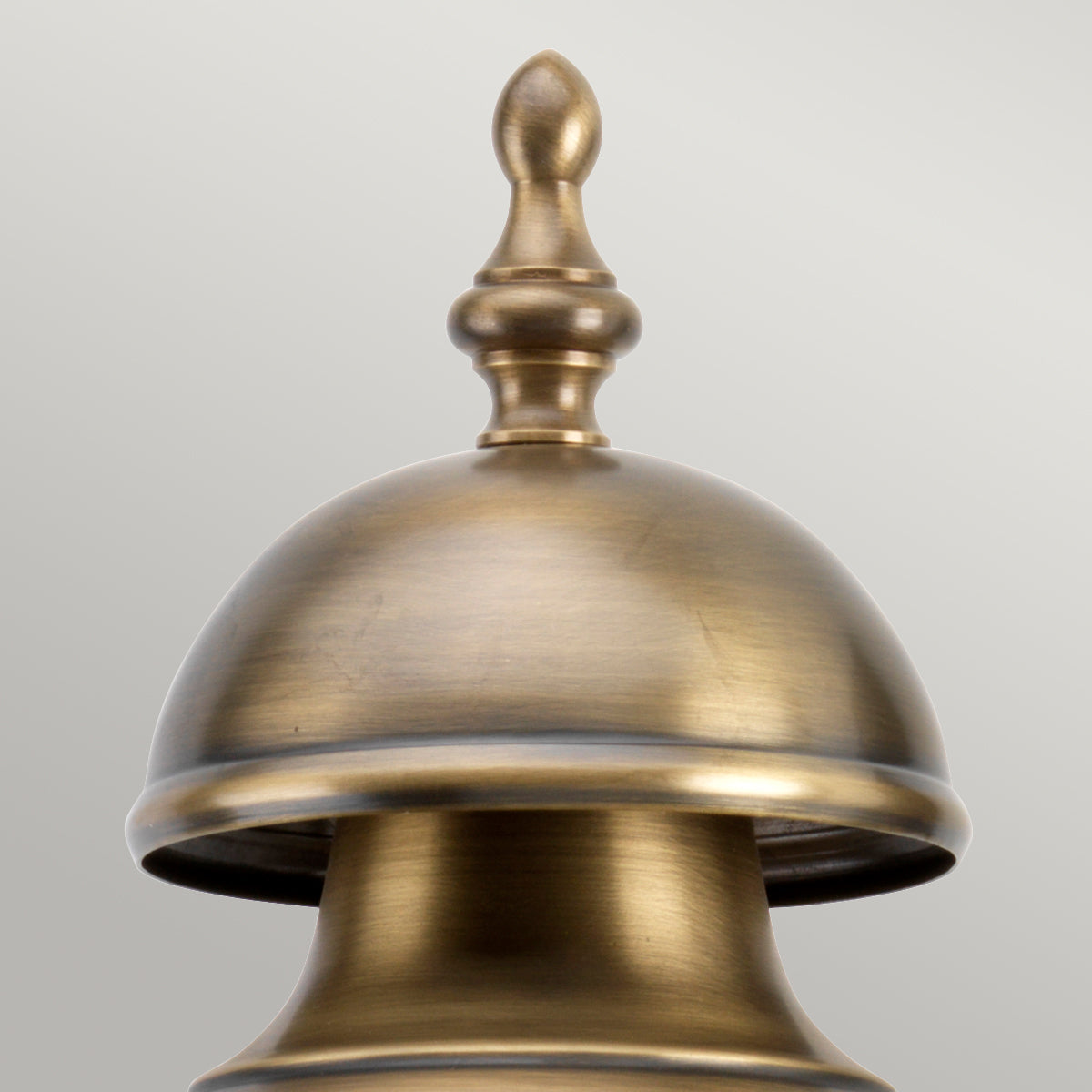 Downing Street Wall Lantern – Aged Brass Finish