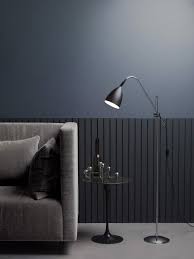 Joel Floor Light- Matt Black Finish