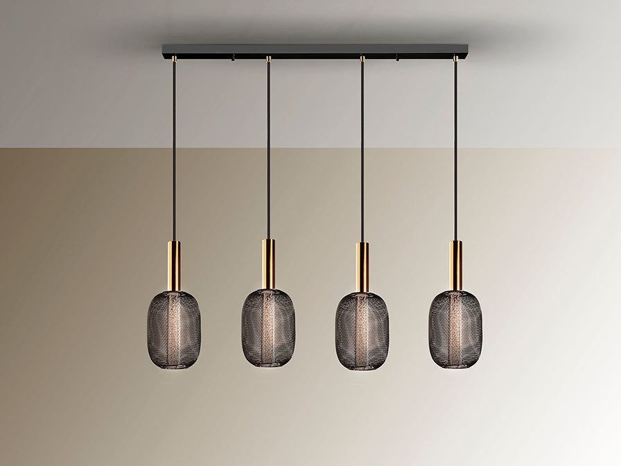 Micron Kitchen Light - Chrome & Gold/Gold & Black Finish