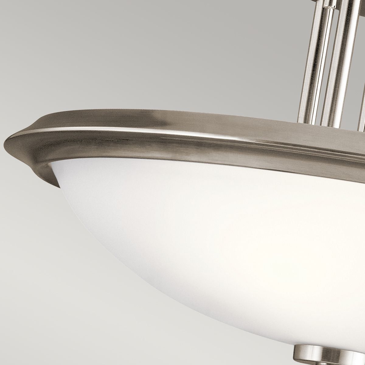 Dreyfus 3L Semi Flush Ceiling Light - Classic Pewter Finish