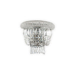 Dubai Crystal Wall Light - Chrome/Brass Finish - Cusack Lighting