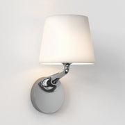 Millie Bathroom Wall Light- Polished Chrome/ Matt Black