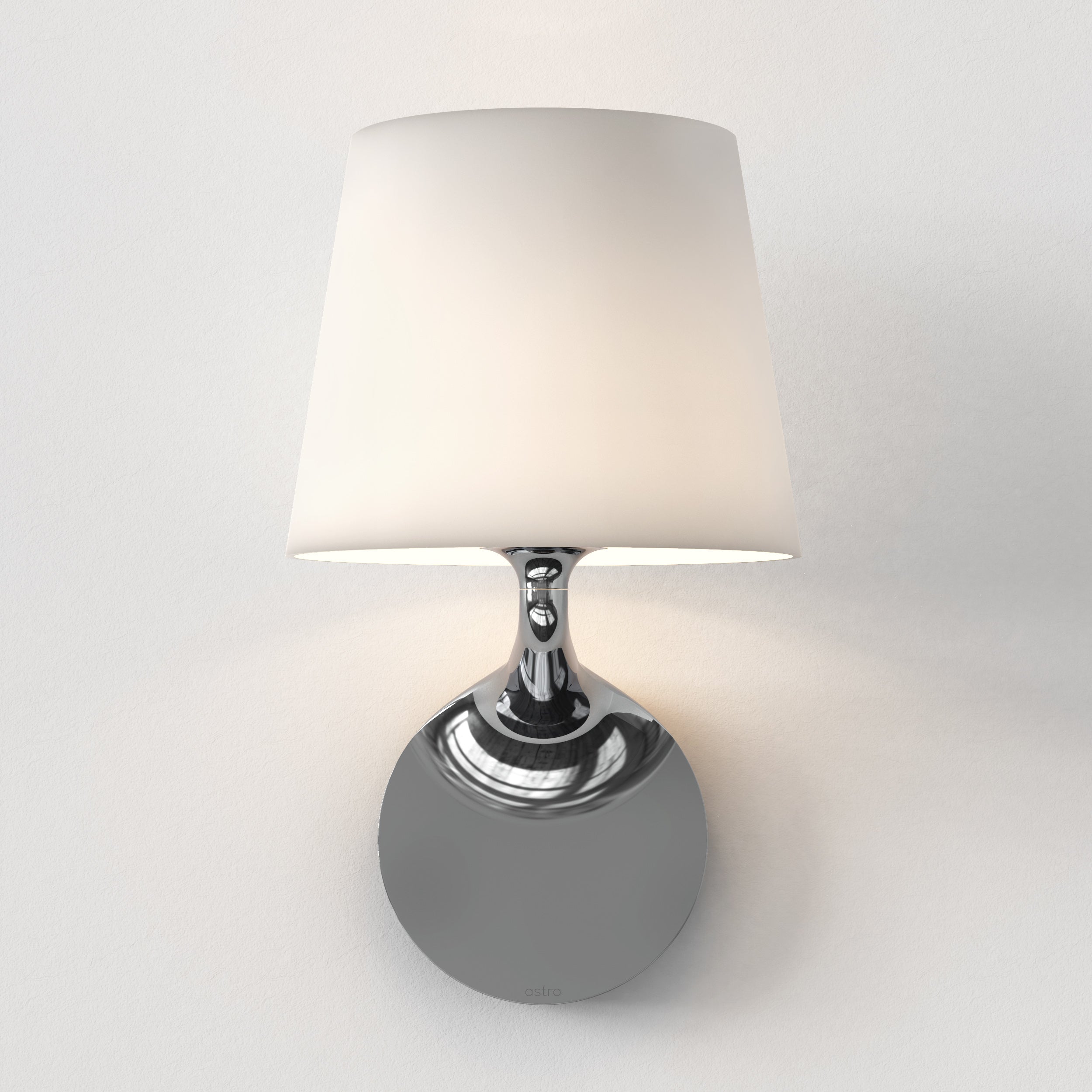 Millie Bathroom Wall Light- Polished Chrome/ Matt Black