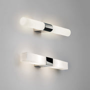Padova Bathroom Wall Light- Polished Chrome/ Matt Black
