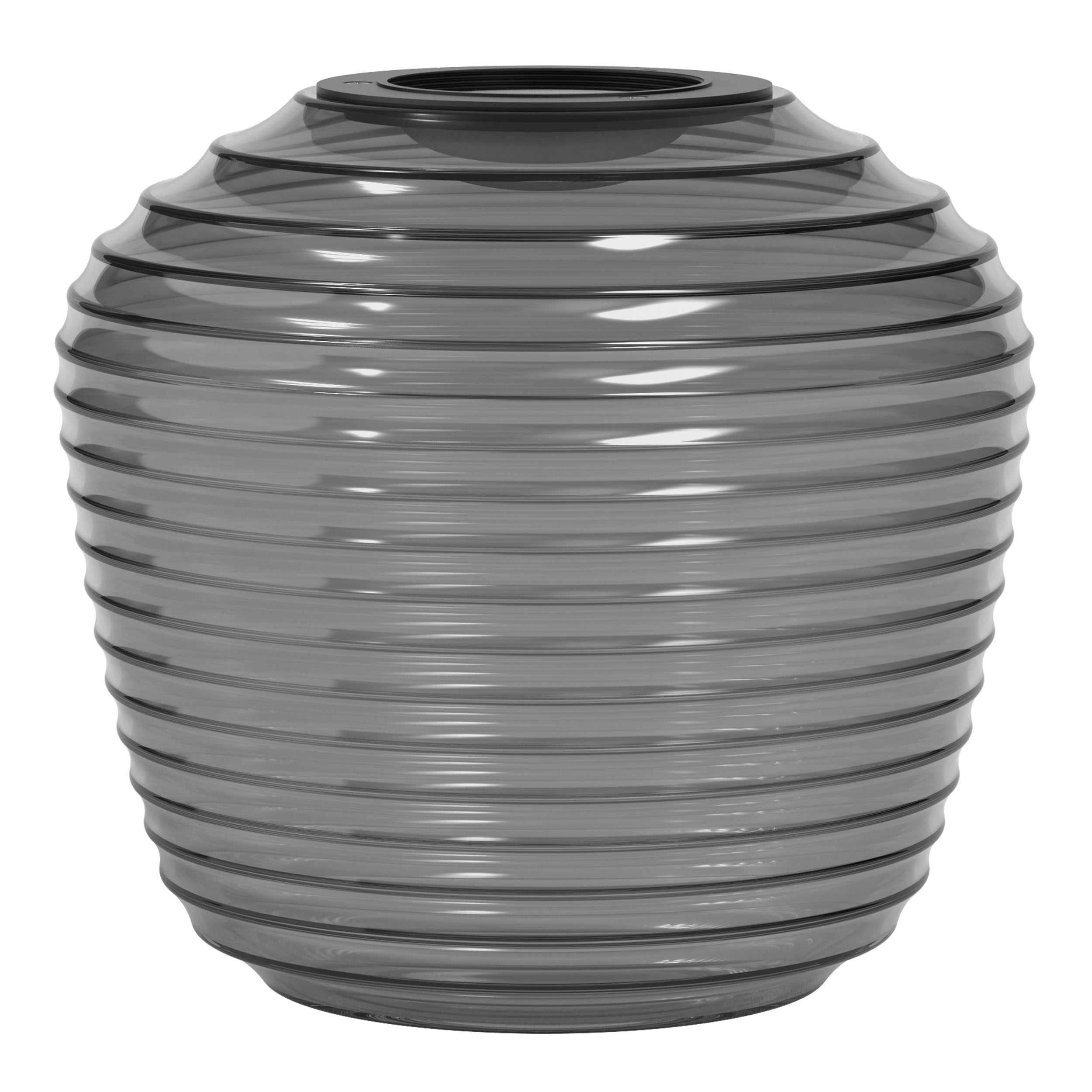 Nara Taper/Ribbed Glass Shade