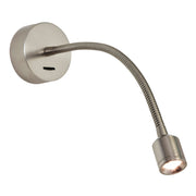 Fosso Switched LED Reading Light - Nickel/Bronze