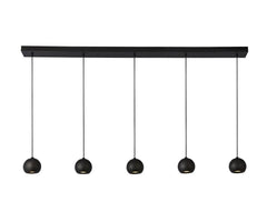 Eindhoven 4/5Lt Kitchen Light - Sand Black Metal