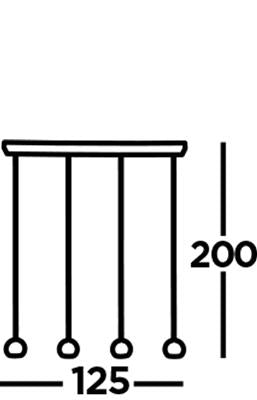 Eindhoven  4/5Lt Kitchen Light - Sand Black Metal