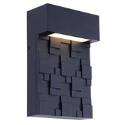 Outdoor Portrait/Landscape Wall Light - Black Finish