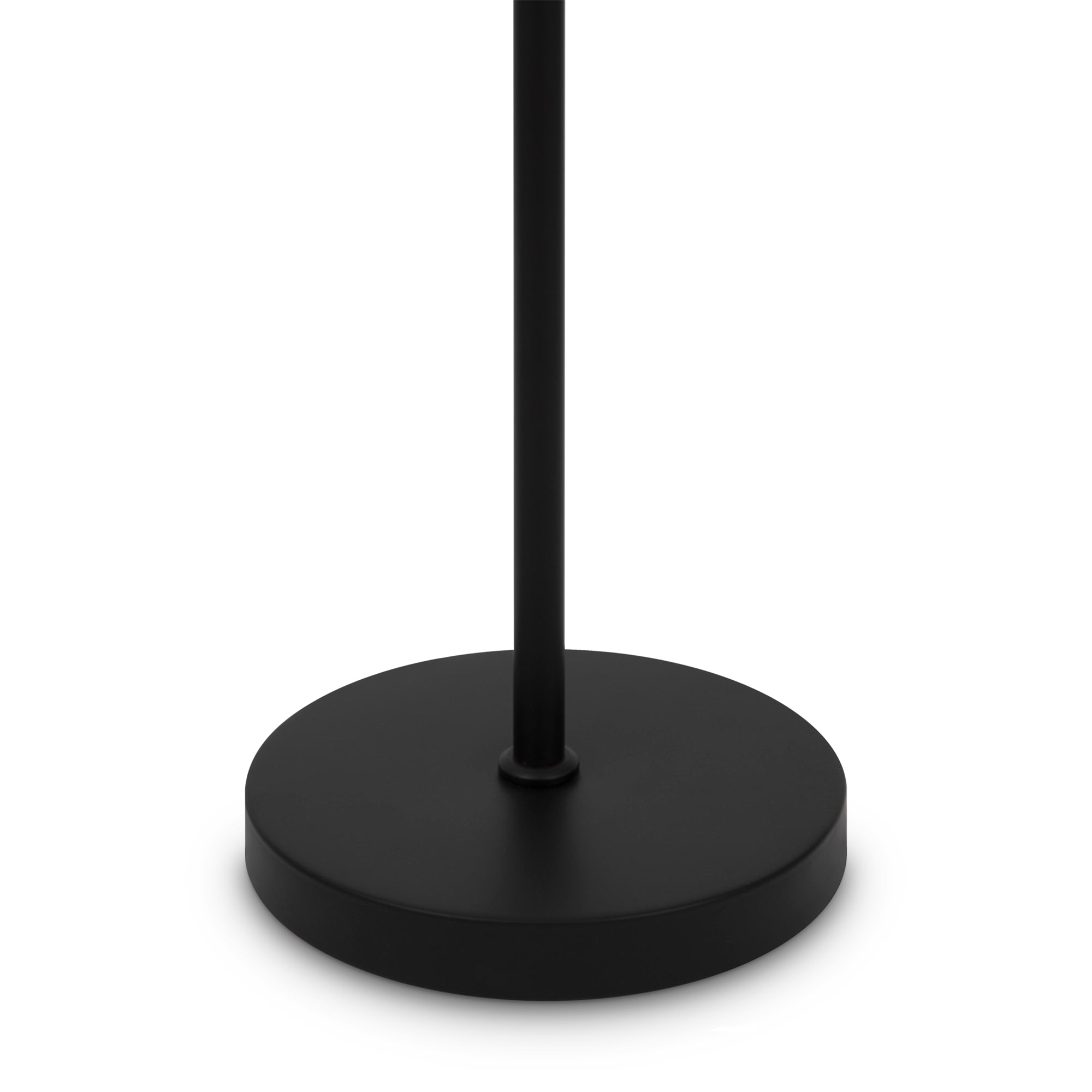 Ring Floor Lamp - Black/Brass Finish
