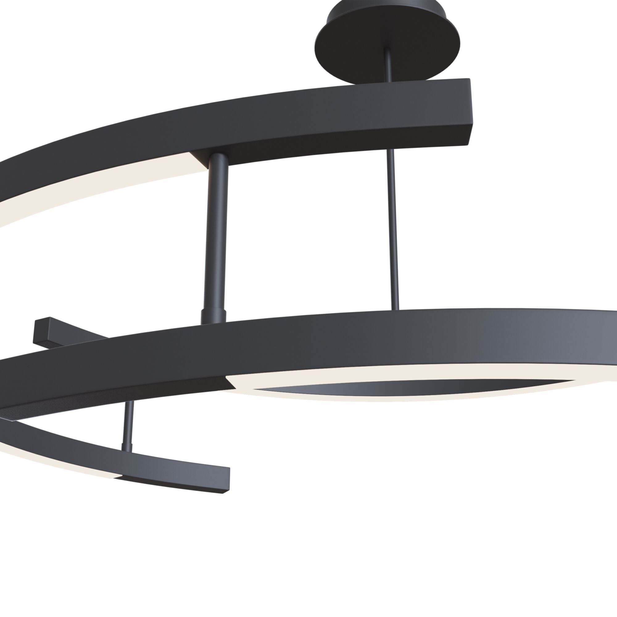 Line Centre Ceiling light Black - Finish