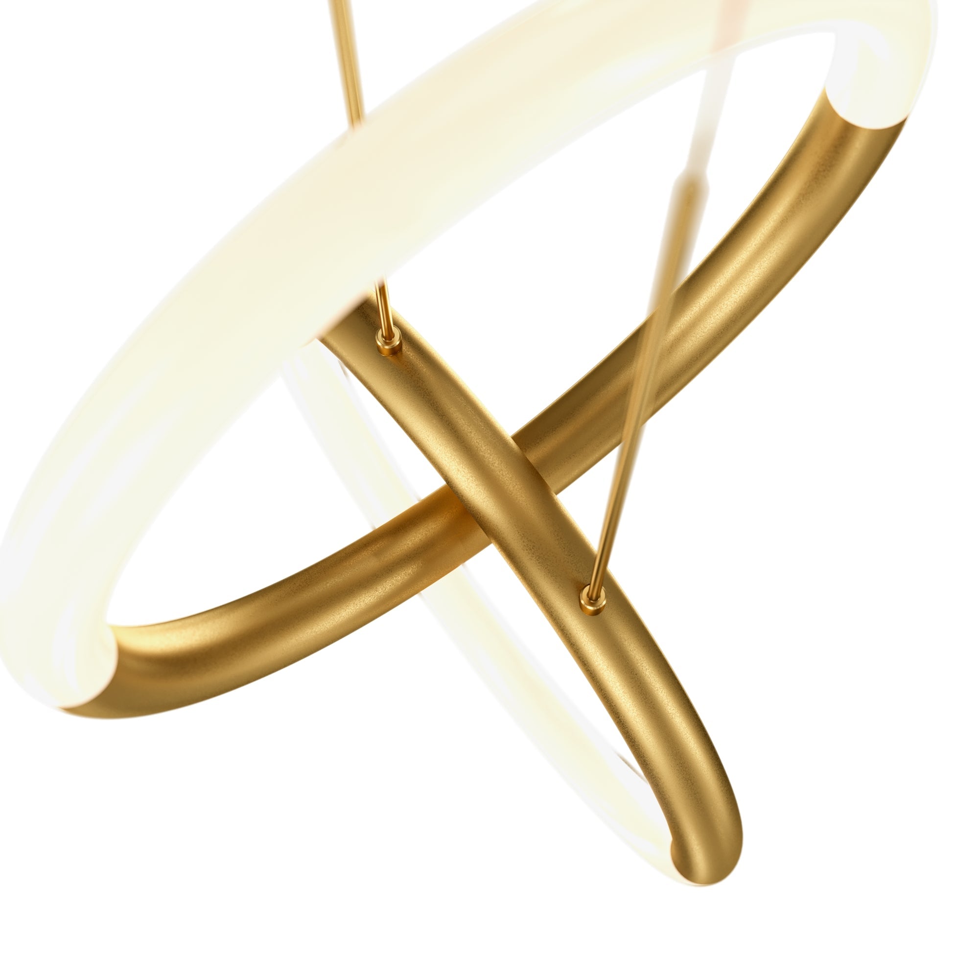 Node LED Hanging Light - Gold Finish