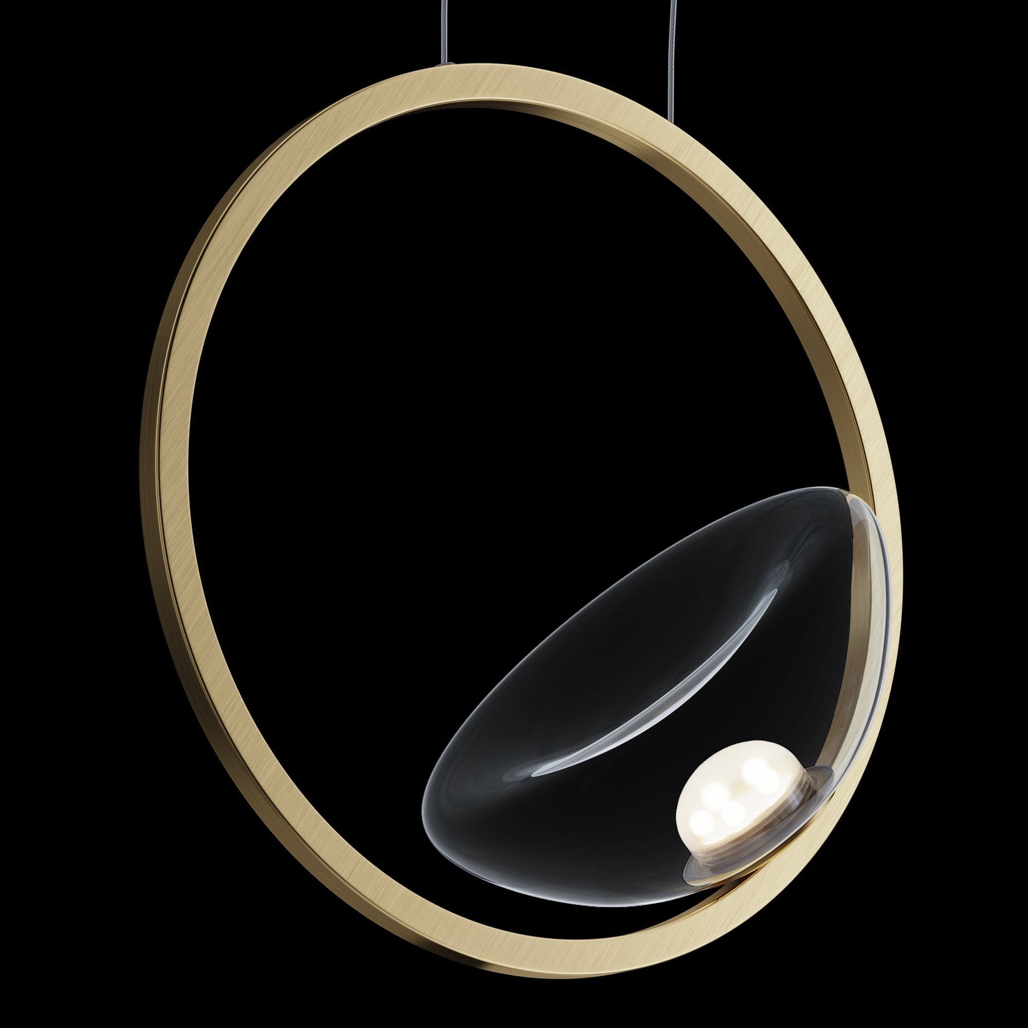 Lunare Pendant Brass - Finish