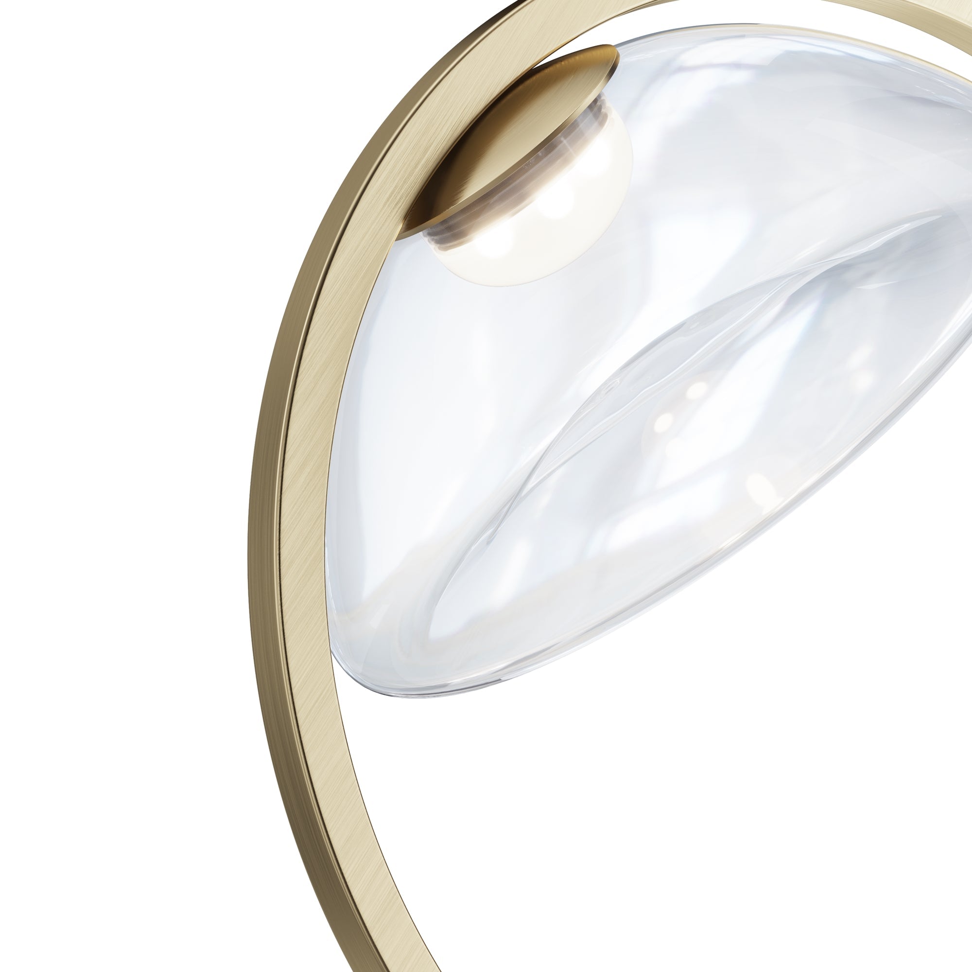 Lunare Wall Light - Brass Finish