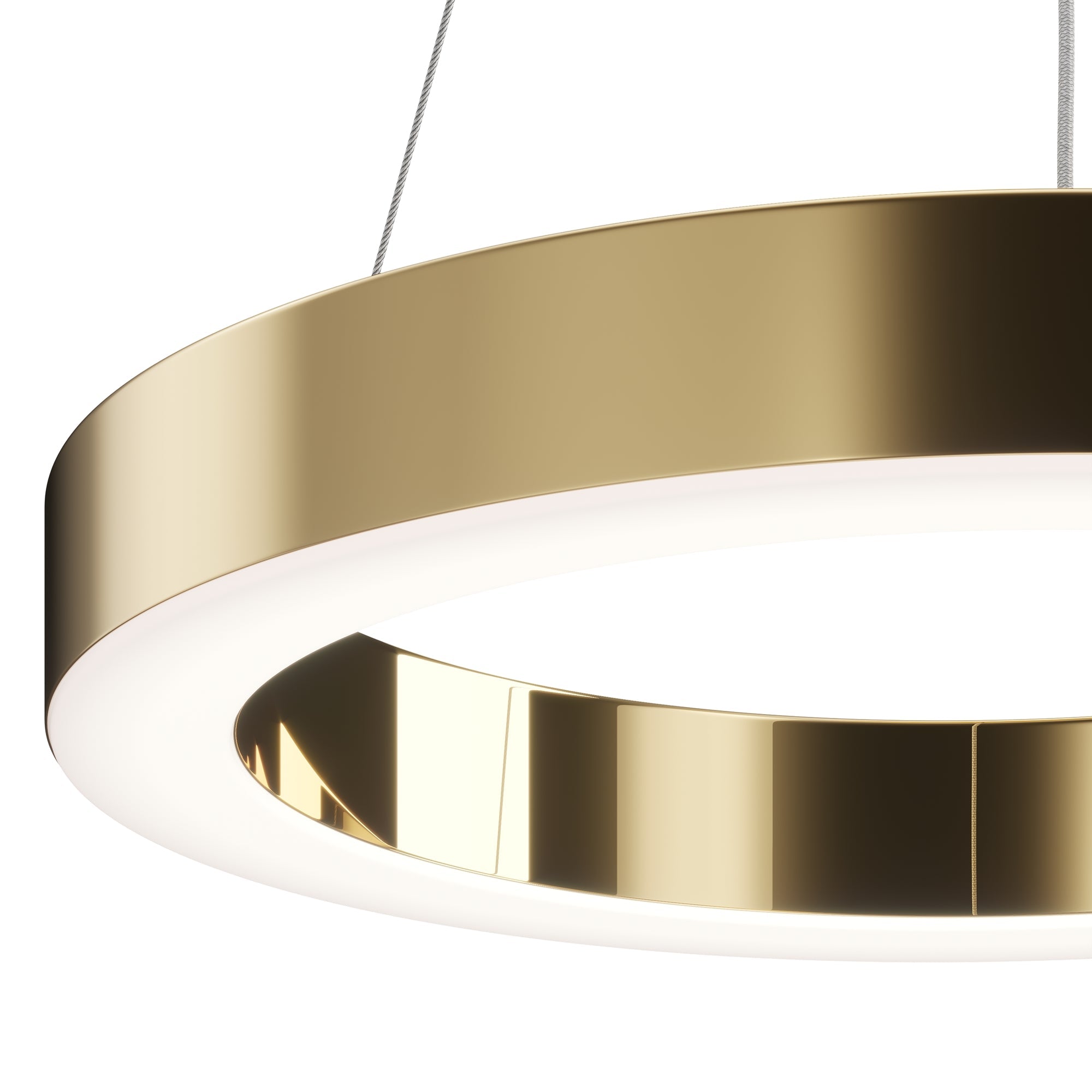 Saturno Small/Medium/Large LED Hanging Light - Brass Finish
