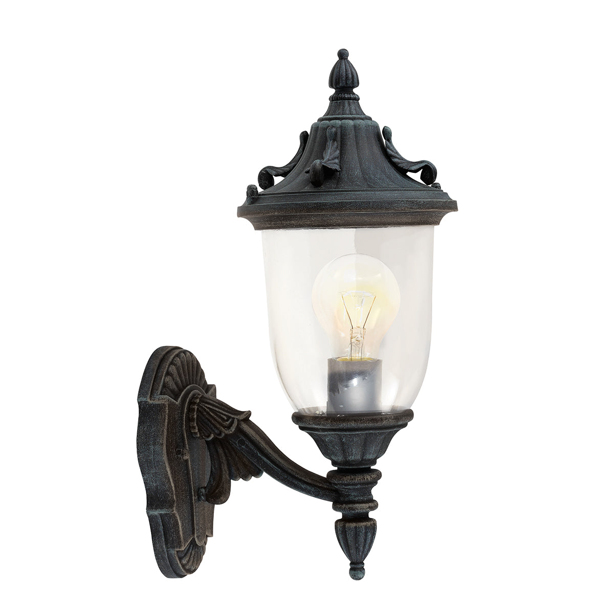 Elkstone Wall Lantern - Verdigris Finish