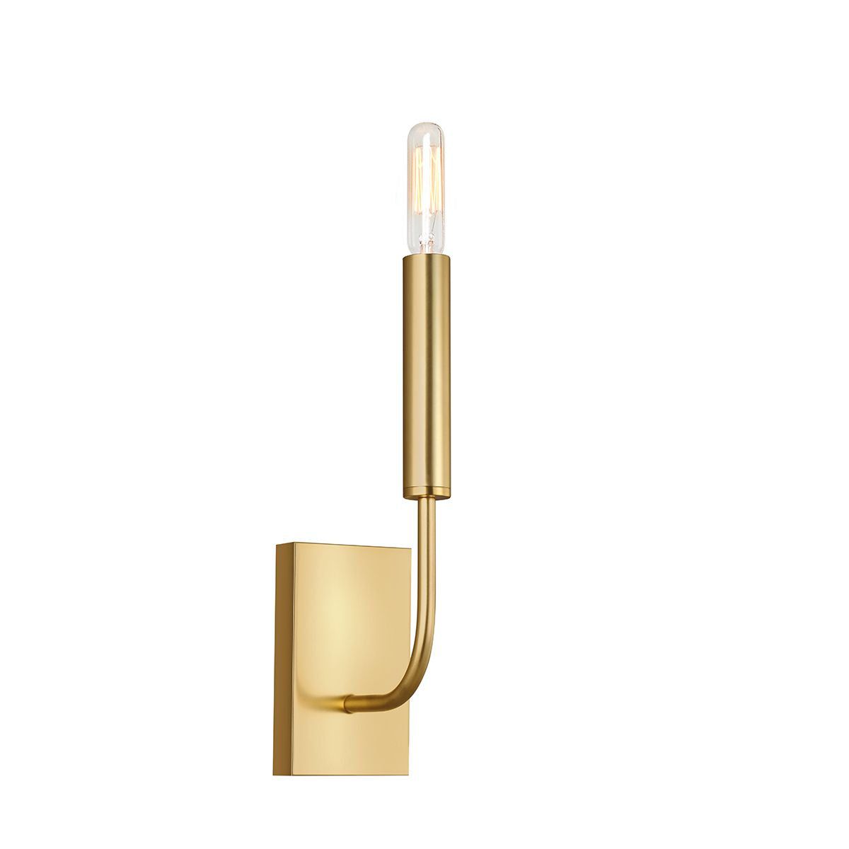Elstead Brianna 1Lt Wall Light - Brass Finish