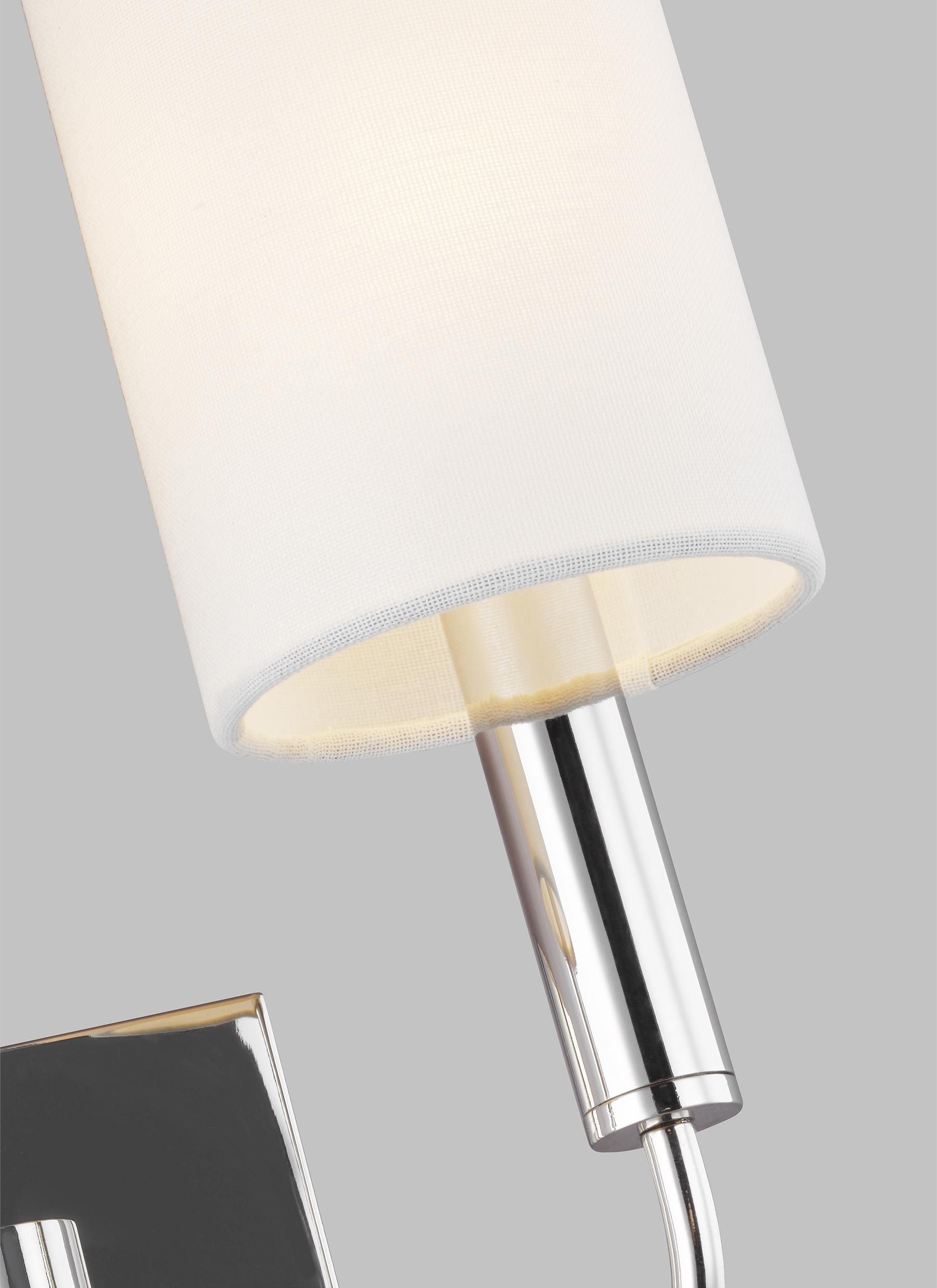 Elstead Brianna 2Lt Wall Light - Polished Nickel Finish