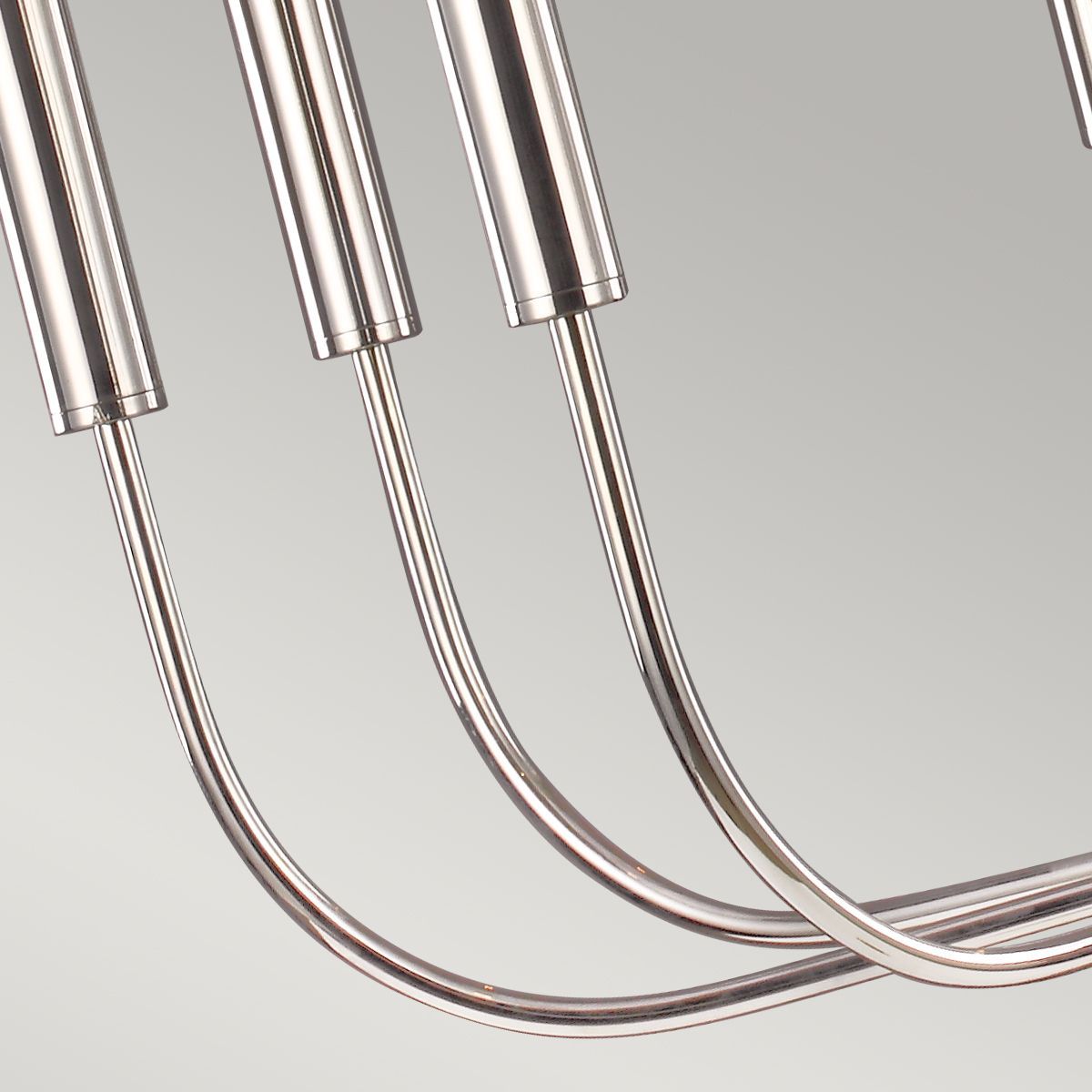 Elstead Brianna 9Lt Chandelier Ceiling Light - Polished Nickel Finish