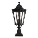Elstead Cotswold Lane 2 Light Medium Pedestal – Black - Cusack Lighting