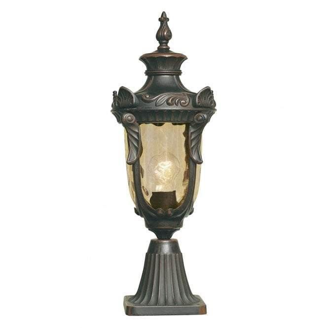 Philadelphia 1 Light Medium Pedestal – Old Bronze