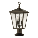Elstead Trellis 3 Light Pedestal - Regency Bronze - Cusack Lighting