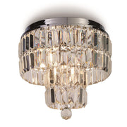 Empire 4/6lt Flush - Chrome Metal & Clear Crystal
